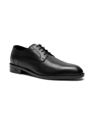 BOSS BLACK Skórzane derby Tayil_Derb_grpr
