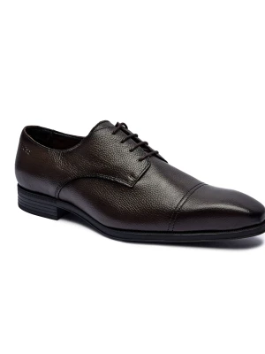 BOSS BLACK Skórzane derby Theon