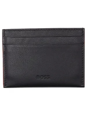 BOSS BLACK Skórzane etui na karty ARGON S