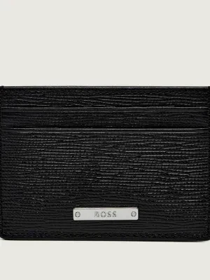 BOSS BLACK Skórzane etui na karty GalleryA_S