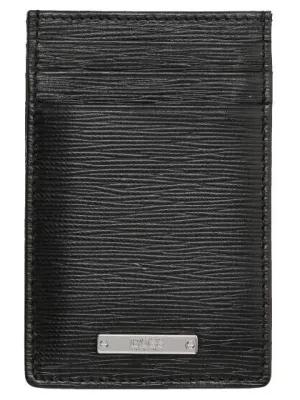BOSS BLACK Skórzane etui na karty GalleryA_Vert case