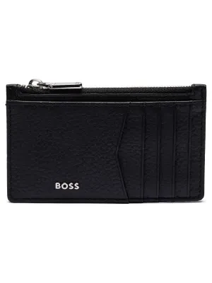 BOSS BLACK Skórzane etui na karty New Crosstown_10cc Z