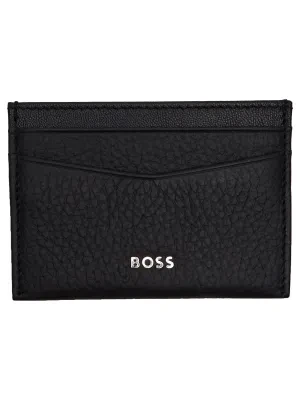 BOSS BLACK Skórzane etui na karty New Crosstown_Cardc.