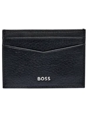 BOSS BLACK Skórzane etui na karty New Crosstown_M_Clip