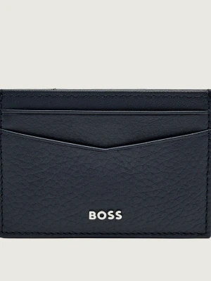 BOSS BLACK Skórzane etui na karty New Crosstown_M_Clip