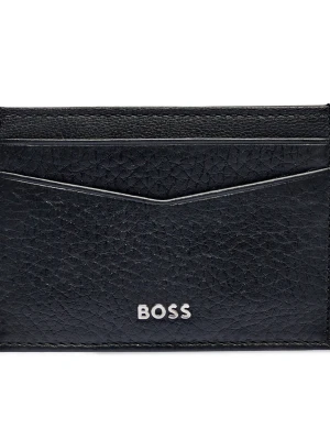 BOSS BLACK Skórzane etui na karty New Crosstown_M_Clip