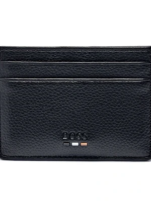 BOSS BLACK Skórzane etui na karty Ray_S Card N.