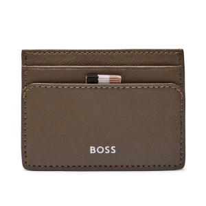BOSS BLACK Skórzane etui na karty Zair