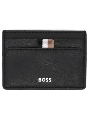 BOSS BLACK Skórzane etui na karty Zair_Money clip