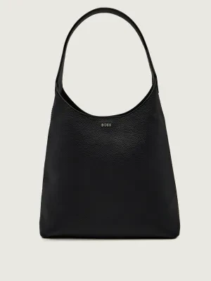 BOSS BLACK Skórzane hobo Lenah New