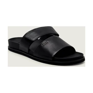 BOSS BLACK Skórzane klapki Hedrik_Slon_budstr