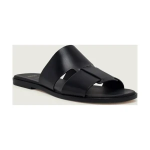 BOSS BLACK Skórzane klapki Kael_Slide_bure