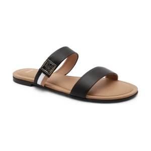 BOSS BLACK Skórzane klapki Millie