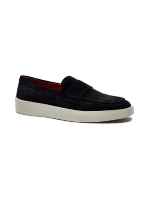 BOSS BLACK Skórzane loafersy Clay