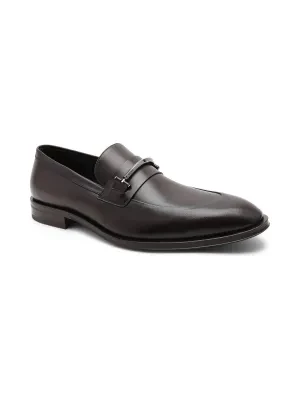 BOSS BLACK Skórzane loafersy Derrek_Loaf_buhw