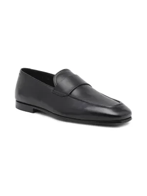 BOSS BLACK Skórzane loafersy Exor vply