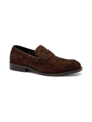 BOSS BLACK Skórzane loafersy Limber