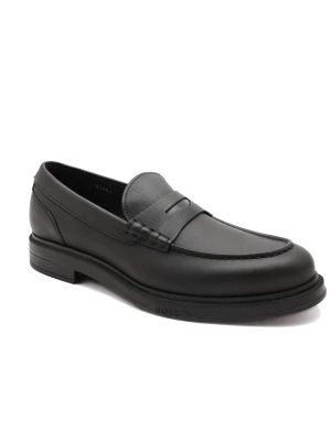 BOSS BLACK Skórzane loafersy Saul_Loaf