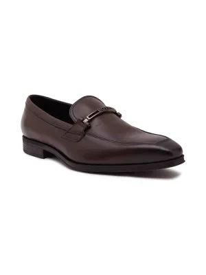 BOSS BLACK Skórzane loafersy Theon_Loaf_buhw
