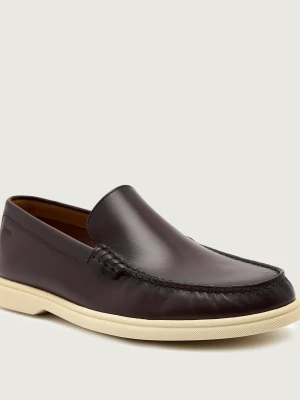 BOSS BLACK Skórzane mokasyny Sienne