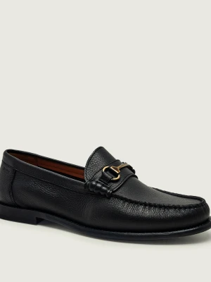 BOSS BLACK Skórzane mokasyny Tevan