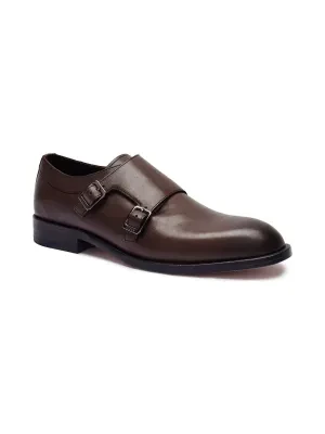 BOSS BLACK Skórzane monki Limber