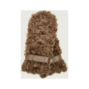 BOSS BLACK Skórzane rękawiczki Yosie-F-SH | z dodatkiem wełny | shearling