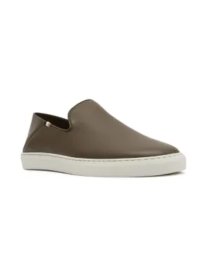 BOSS BLACK Skórzane slip on REY_Slon_lt