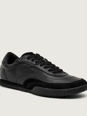 BOSS BLACK Skórzane sneakersy Careton_Lowp_sdltb