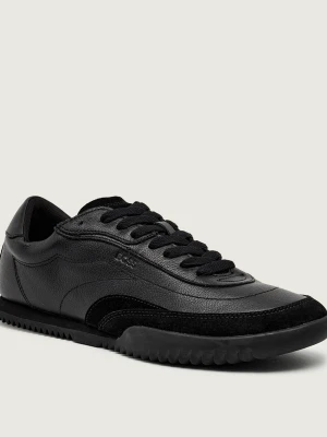 BOSS BLACK Skórzane sneakersy Careton_Lowp_sdltb