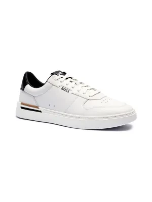 BOSS BLACK Skórzane sneakersy Clint_Tenn_ltvpN