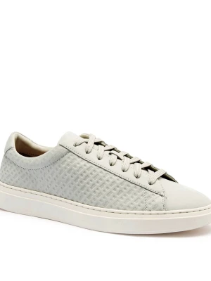 BOSS BLACK Skórzane sneakersy Kieran_Tenn_numn szary