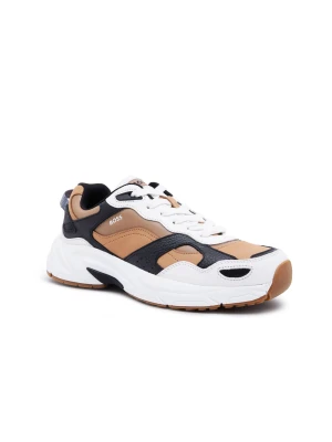 BOSS BLACK Skórzane sneakersy Levitt_Runn_lt