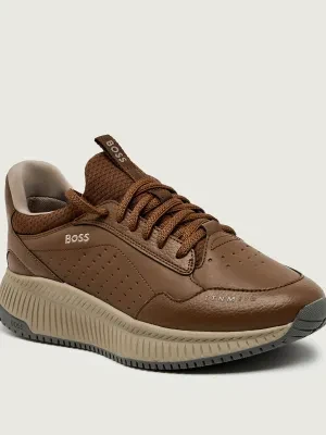 BOSS BLACK Skórzane sneakersy TTNM EVO_Slon_ltmxly