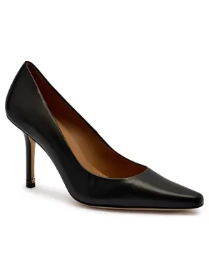 BOSS BLACK Skórzane szpilki Charlize_Pump90_NA