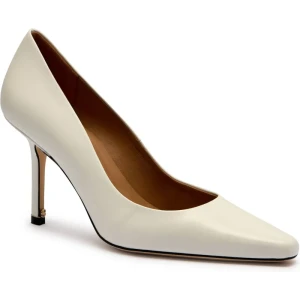 BOSS BLACK Skórzane szpilki Charlize_Pump90_NA