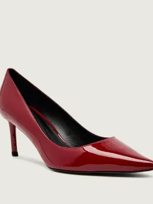 BOSS BLACK Skórzane szpilki Gracey