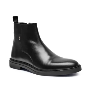 BOSS BLACK Skórzane sztyblety Calev
