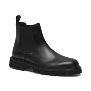BOSS BLACK Skórzane sztyblety Julyo_Cheb_bu