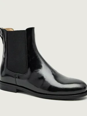 BOSS BLACK Skórzane sztyblety Lycia