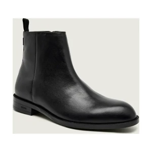 BOSS BLACK Skórzane sztyblety Tayil_Bootz_buWP