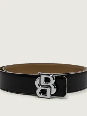 BOSS BLACK Skórzany dwustronny pasek B_Icon
