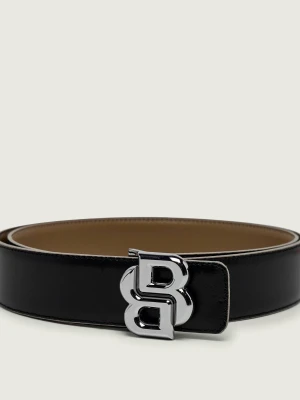 BOSS BLACK Skórzany dwustronny pasek B_Icon