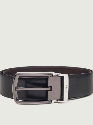 BOSS BLACK Skórzany dwustronny pasek Odos_Sr35_psf