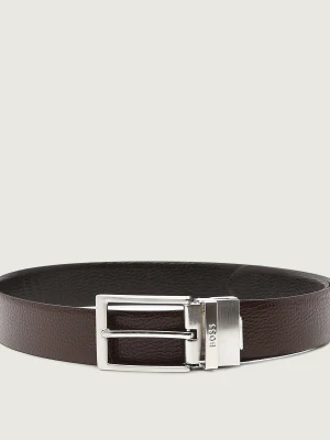 BOSS BLACK Skórzany dwustronny pasek Ollie-NDS_Sr35_gr