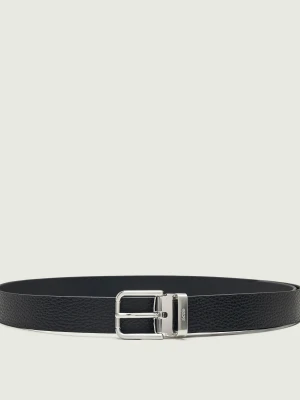 BOSS BLACK Skórzany dwustronny pasek Onavi_Or30_grp