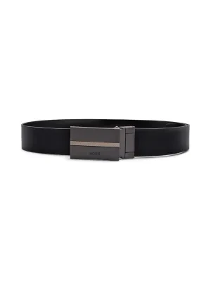 BOSS BLACK Skórzany dwustronny pasek Osgar_Sr35_pdi
