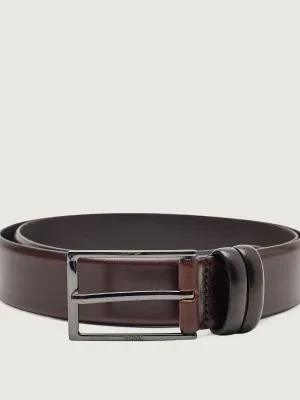 BOSS BLACK Skórzany pasek Carmello