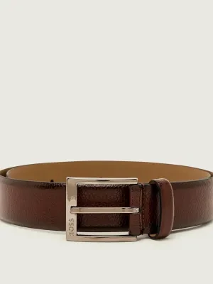 BOSS BLACK Skórzany pasek Elloy-Gr_Sz35