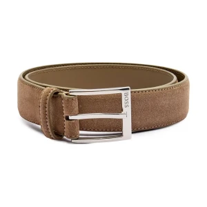 BOSS BLACK Skórzany pasek Elloy-Sd-St_Sz35